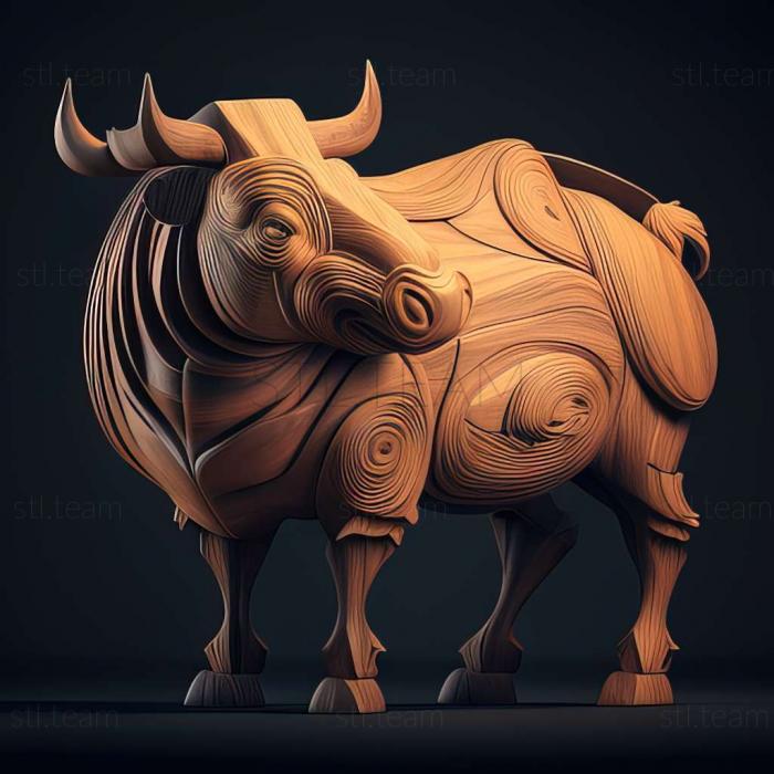3D model Zarafa famous animal (STL)